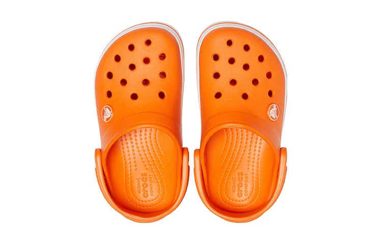Purchase (Youth) Crocs Crocband Clogs 'Orange White' 204537-810