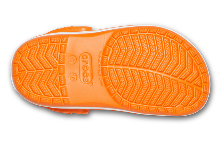 Sizing (Youth) Crocs Crocband Clogs 'Orange White' 204537-810
