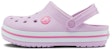 (Youth) Crocs Crocband Clogs 'Pink White' 207005-6GD