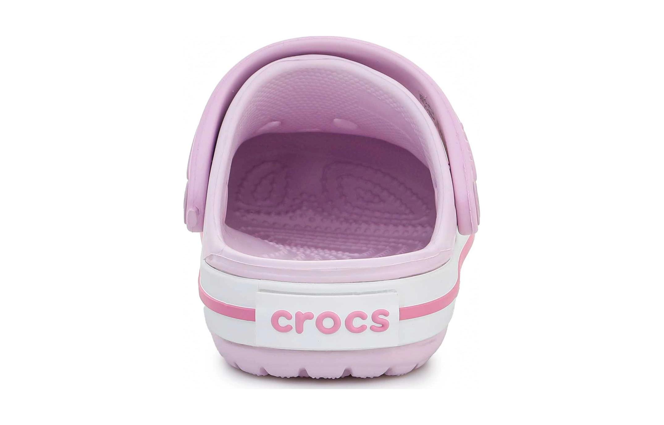 Shop (Youth) Crocs Crocband Clogs 'Pink White' 207005-6GD