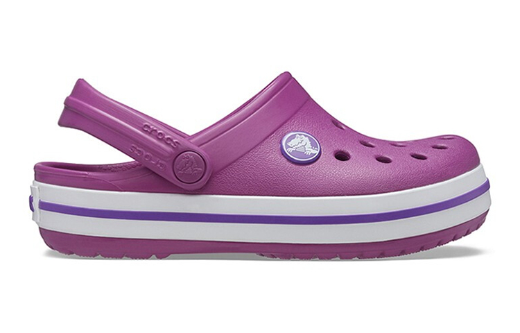 Order (Youth) Crocs Crocband Clogs 'Purple White' 204537-54R