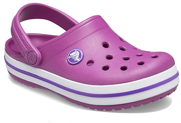 (Youth) Crocs Crocband Clogs 'Purple White' 204537-54R Shop (Youth) Crocs Crocband Clogs 'Purple White' 204537-54R