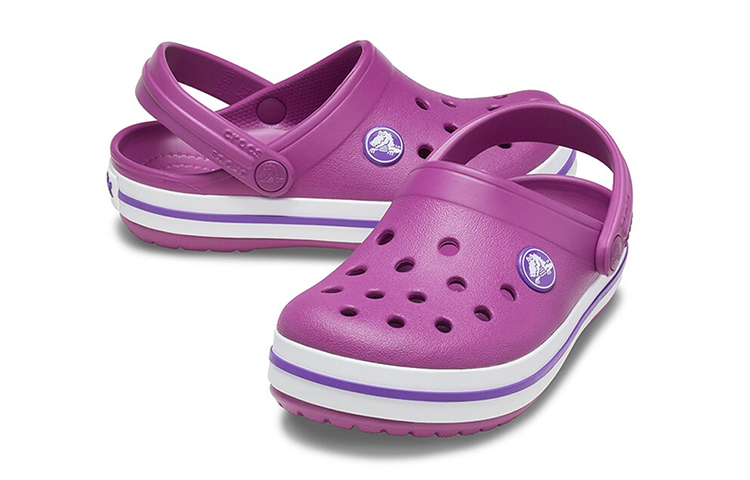 Purchase (Youth) Crocs Crocband Clogs 'Purple White' 204537-54R