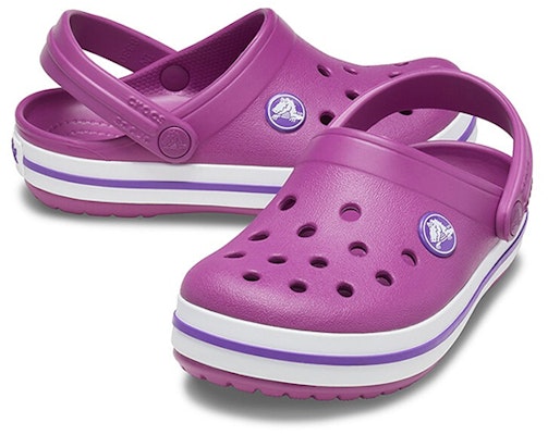 大童 Crocs 卡駱馳 小克駱格 輕便耐磨 洞洞運動涼鞋 紫 Purchase 大童 Crocs 卡駱馳 小克駱格 輕便耐磨 洞洞運動涼鞋 紫