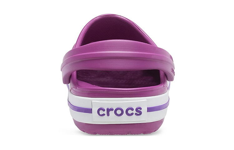 Details for (Youth) Crocs Crocband Clogs 'Purple White' 204537-54R