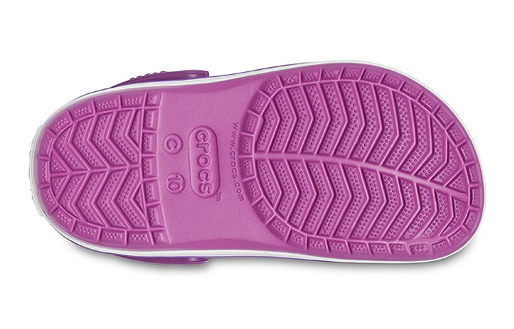 Sizing (Youth) Crocs Crocband Clogs 'Purple White' 204537-54R