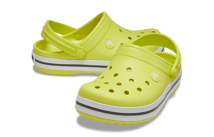 Shop (Youth) Crocs Crocband Clogs 'Solar Yellow' 207006-725