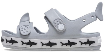 (Youth) Crocs Crocband Cruiser Shark Sandals 'Grey' 210029-007 (Youth) Crocs Crocband Cruiser Shark Sandals 'Grey' 210029-007