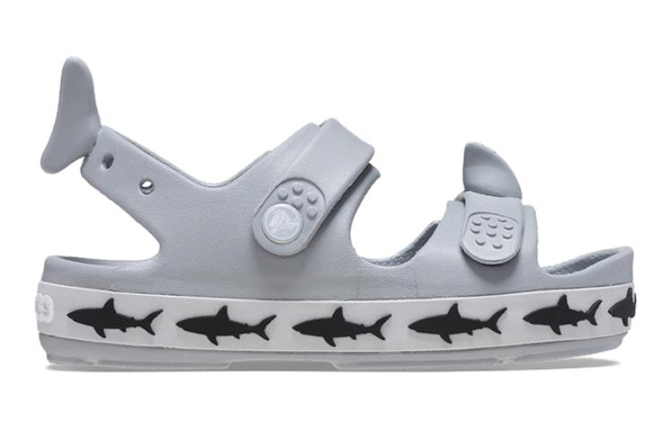 Order (Youth) Crocs Crocband Cruiser Shark Sandals 'Grey' 210029-007