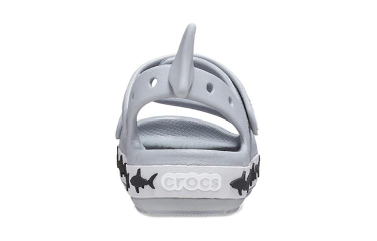 Shop (Youth) Crocs Crocband Cruiser Shark Sandals 'Grey' 210029-007