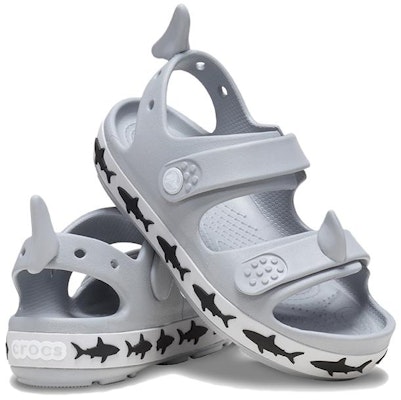 (Youth) Crocs Crocband Cruiser Shark Sandals 'Grey' 210029-007 Details for (Youth) Crocs Crocband Cruiser Shark Sandals 'Grey' 210029-007