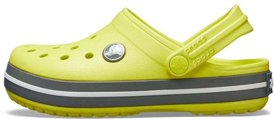 (JR) Crocs Crocband Cutout Detail Sepatu Sandal Bulat 'Kuning Abu-abu' 204537-7H1 Buy (JR) Crocs Crocband Cutout Detail Sepatu Sandal Bulat 'Kuning Abu-abu' 204537-7H1