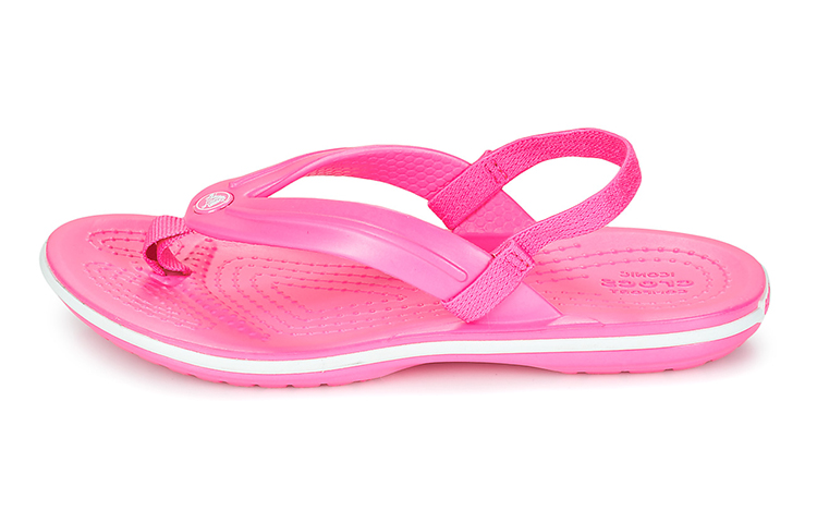 (Youth) Crocs Crocband Flip-Flops 'Electric Pink' 205777-6QQ