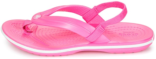 (Youth) Crocs Crocband Flip-Flops 'Electric Pink' 205777-6QQ (Youth) Crocs Crocband Flip-Flops 'Electric Pink' 205777-6QQ