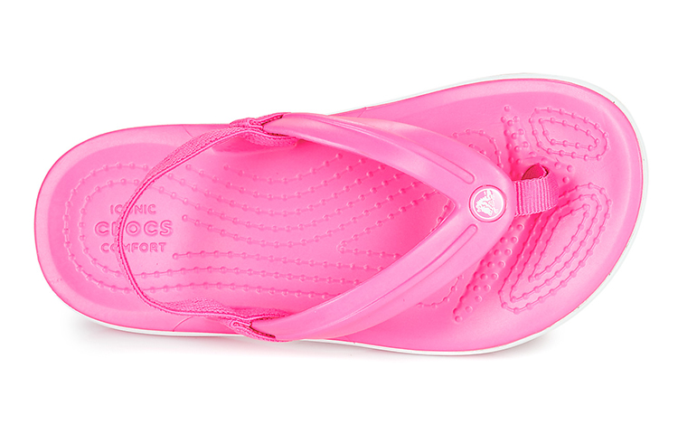 Lookbook (Youth) Crocs Crocband Flip-Flops 'Electric Pink' 205777-6QQ