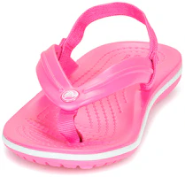 Details for 童款 Crocs卡駱馳 Crocband 软底舒適夾腳運動涼鞋 粉