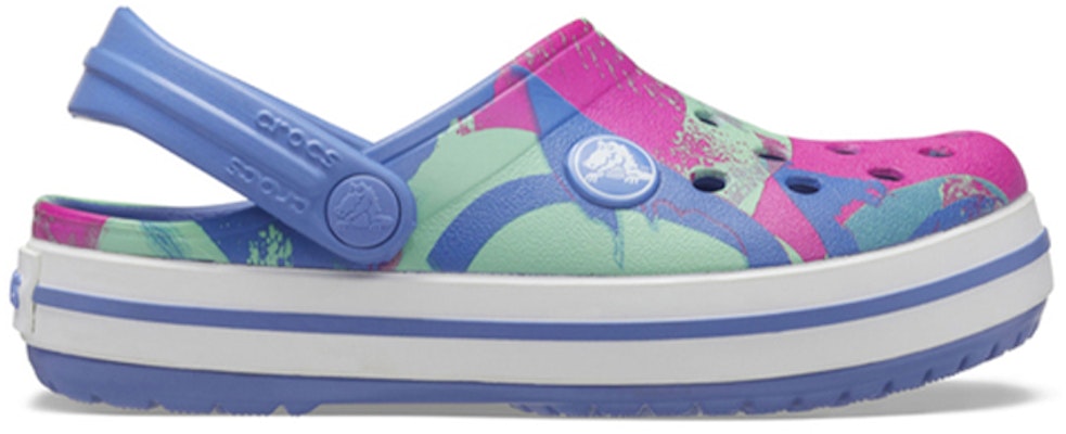 (JR) Zuecos Gráficos Crocs Crocband 'Azul Rosa Verde' 206607-434 Order (JR) Zuecos Gráficos Crocs Crocband 'Azul Rosa Verde' 206607-434