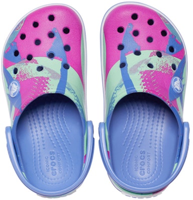(JR) Zuecos Gráficos Crocs Crocband 'Azul Rosa Verde' 206607-434 Purchase (JR) Zuecos Gráficos Crocs Crocband 'Azul Rosa Verde' 206607-434