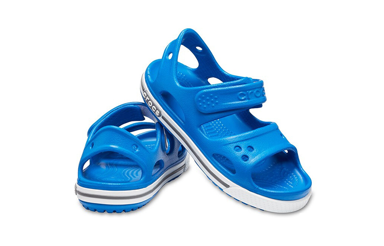 Shop (Youth) Crocs Crocband II Sandals 'Blue White' 14854-4JN