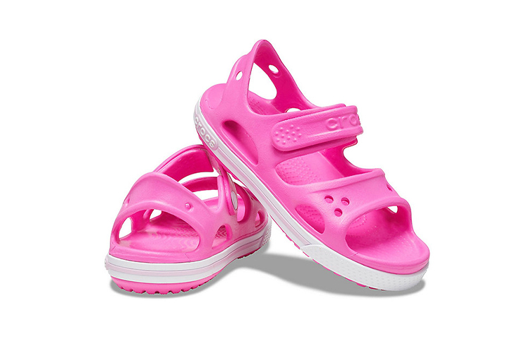 Shop (Youth) Crocs Crocband II Sandals 'Pink White' 14854-6QQ