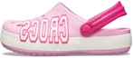 Buy (JR) Crocs Crocband Logo Clogs ''Rosa Weiß'' 205533-6I2