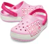 Shop (JR) Crocs Crocband Logo Clogs ''Rosa Weiß'' 205533-6I2