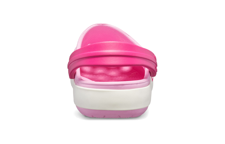 Details for (JR) Crocs Crocband Logo Clogs ''Rosa Weiß'' 205533-6I2