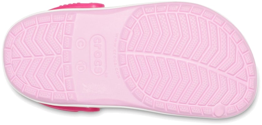 (JR) (ユース) クロックス クロックバンド ロゴ クロッグ 'ピンク ホワイト' 205533-6I2 205533-6I2 Sizing (JR) (ユース) クロックス クロックバンド ロゴ クロッグ 'ピンク ホワイト' 205533-6I2 205533-6I2