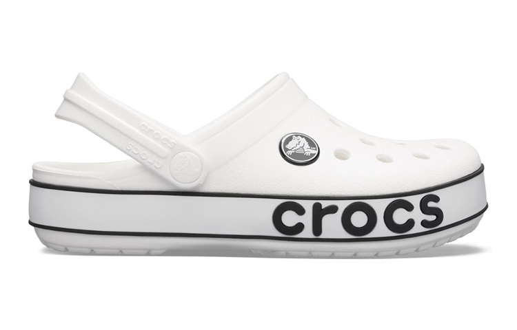 Order (JR) Crocs Crocband Logo Clogs ''Weiß Schwarz'' 206022-103