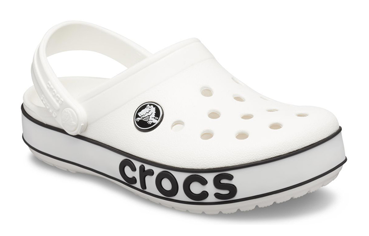 Lookbook (JR) Crocs Crocband Logo Clogs ''Weiß Schwarz'' 206022-103
