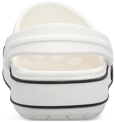 (JR) クロックス クロックバンド ロゴ クロッグ (白/黒) 206022-103 Details for (JR) クロックス クロックバンド ロゴ クロッグ (白/黒) 206022-103