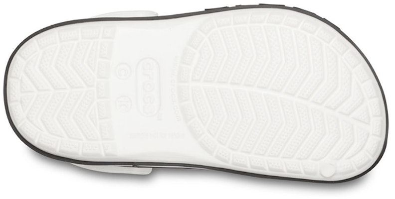 (JR) クロックス クロックバンド ロゴ クロッグ (白/黒) 206022-103 Sizing (JR) クロックス クロックバンド ロゴ クロッグ (白/黒) 206022-103