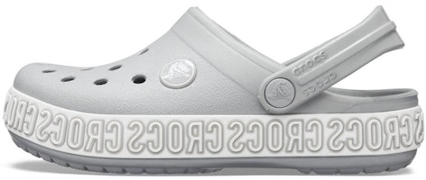 (JR) 크록스 크록밴드 로고매니아 클로그 '그레이 실버' 205992-00J Buy (JR) 크록스 크록밴드 로고매니아 클로그 '그레이 실버' 205992-00J