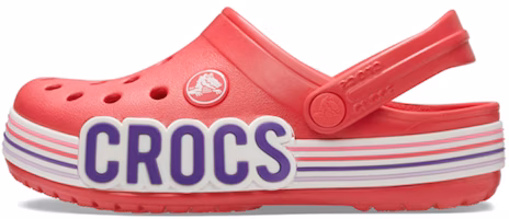 (Youth) Crocs Crocband Logo Stripe Clogs 'Red White' 206345-611 (Youth) Crocs Crocband Logo Stripe Clogs 'Red White' 206345-611