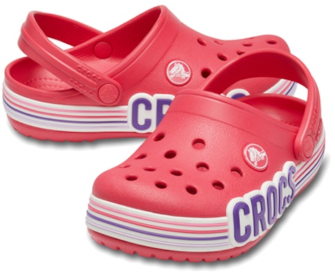 (JR) Crocs Crocband 标志条纹拖鞋 '红白色' 206345-611 Shop (JR) Crocs Crocband 标志条纹拖鞋 '红白色' 206345-611