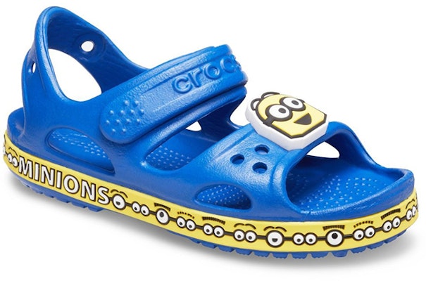 (Youth) Crocs Crocband Minion Sandals 'Blue Yellow' 206173-4GX Lookbook (Youth) Crocs Crocband Minion Sandals 'Blue Yellow' 206173-4GX