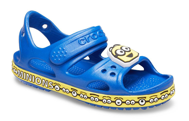 Lookbook (Youth) Crocs Crocband Minion Sandals 'Blue Yellow' 206173-4GX