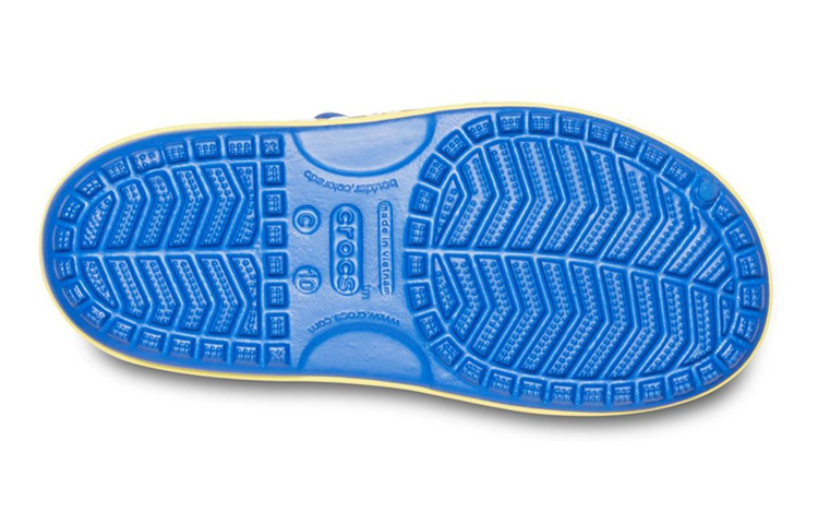 Sizing (Youth) Crocs Crocband Minion Sandals 'Blue Yellow' 206173-4GX