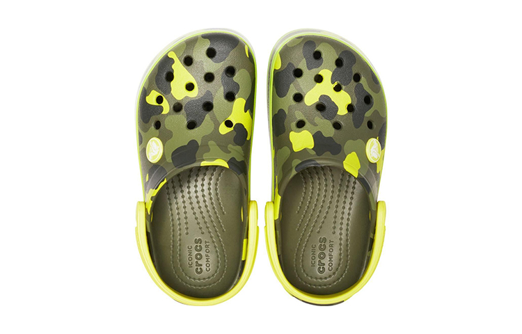 (Youth) Crocs Crocband MultiGraphic Clogs 'Army Green' 圖 5