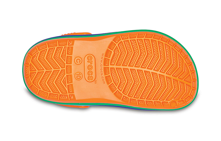 (Youth) Crocs Crocband Rainbow Band Clogs 'Orange Blue' 圖 6