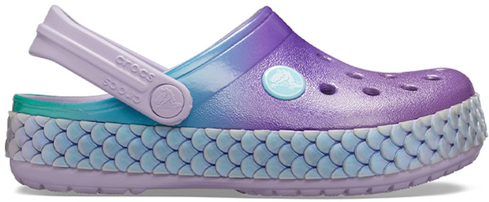 (JR) Crocs Crocband Glitter Pelangi Clog 'Ungu Biru' 206344-530 Order (JR) Crocs Crocband Glitter Pelangi Clog 'Ungu Biru' 206344-530