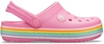 Order (JR) Crocs Crocband Glitter Pelangi Clogs 'Pink' 206151-669
