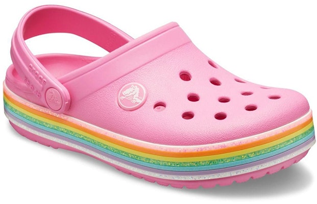 (JR) Crocs Crocband Glitter Pelangi Clogs 'Pink' 206151-669 Lookbook (JR) Crocs Crocband Glitter Pelangi Clogs 'Pink' 206151-669