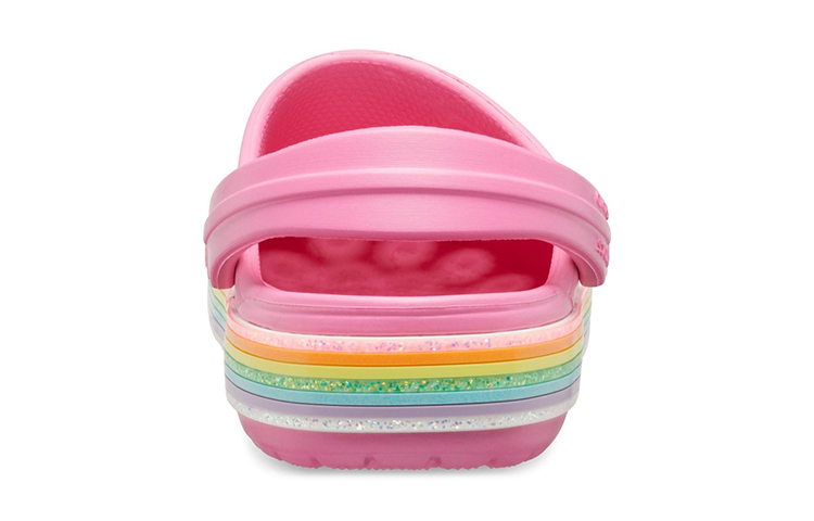 Details for (JR) Crocs Crocband Glitter Pelangi Clogs 'Pink' 206151-669