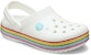 (JR) Crocs Crocband Pelangi Kasut 'Putih Multi' 206751-100