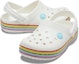 Lookbook (JR) Crocs Crocband Pelangi Kasut 'Putih Multi' 206751-100