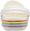 Purchase (JR) Crocs Crocband Pelangi Kasut 'Putih Multi' 206751-100
