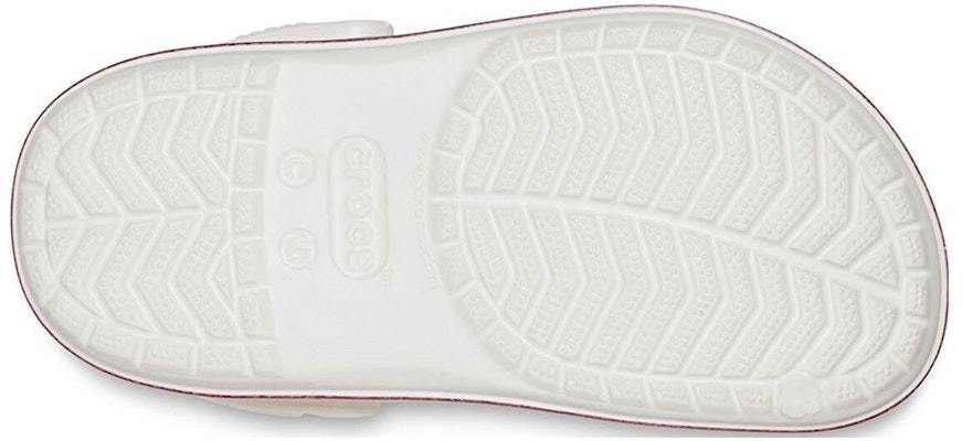 (JR) Crocs Crocband Pelangi Kasut 'Putih Multi' 206751-100 Details for (JR) Crocs Crocband Pelangi Kasut 'Putih Multi' 206751-100