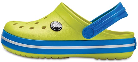 (Youth) Crocs Crocband Round Toe Clogs 'Yellow Blue' 204537-73E (Youth) Crocs Crocband Round Toe Clogs 'Yellow Blue' 204537-73E