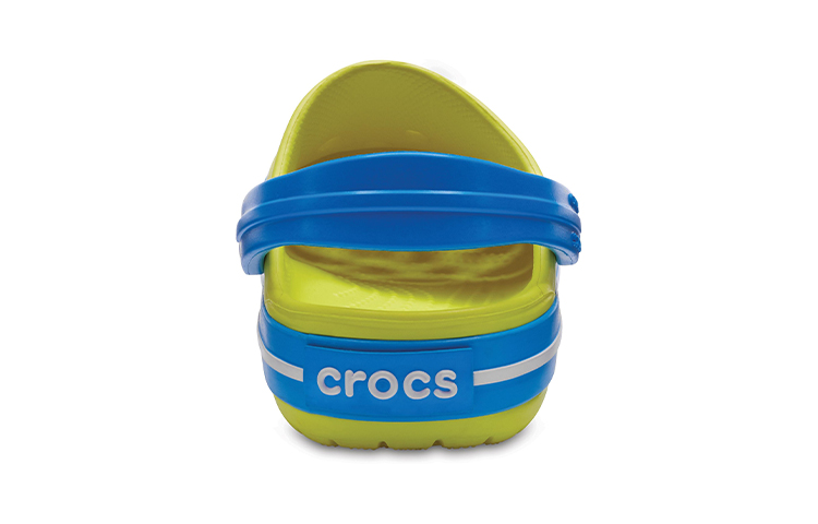 (Youth) Crocs Crocband Round Toe Clogs 'Yellow Blue' 圖 6